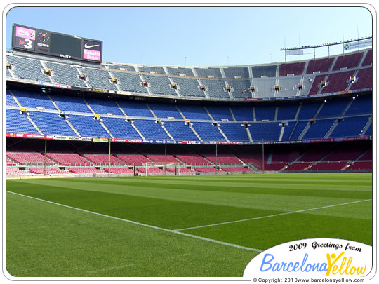 Camp Nou stadium stands